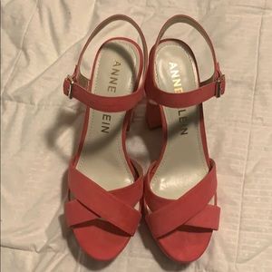 Hot Pink Anne Klein High Heels